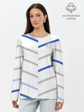 Лонгслив женский. Хлопок / FC Chelsea | Fresh Top