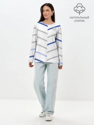 Лонгслив женский. Хлопок / FC Chelsea | Fresh Top