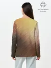 Лонгслив женский. Хлопок / Texture. Sun Glare