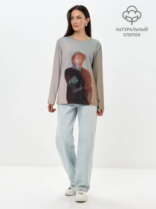Лонгслив женский. Хлопок / SODA LUV
