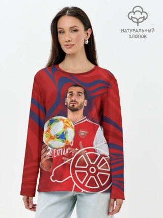 Лонгслив женский. Хлопок / Henrikh Mkhitaryan | Arsenal