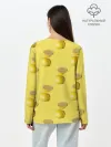 Лонгслив женский. Хлопок / Летние лимоны