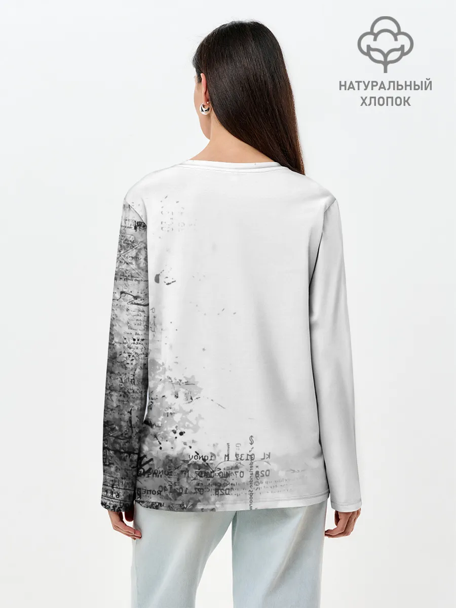 Лонгслив женский. Хлопок / Иноске Хашибира Kimetsu no Yaiba