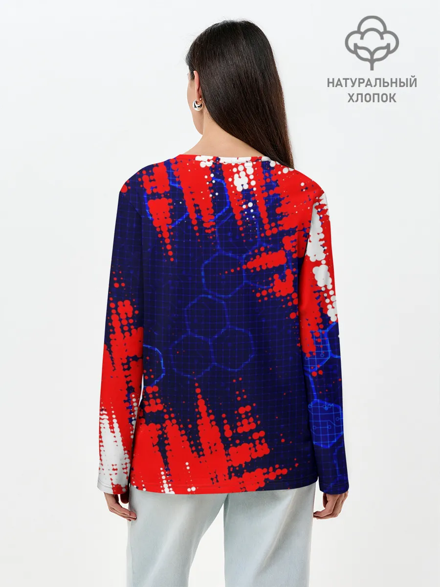 Лонгслив женский. Хлопок / INFINITI - HI TECH ТЕХНОЛОГИИ