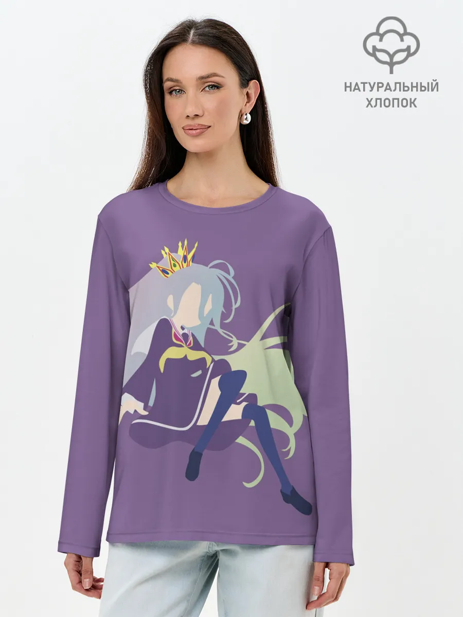 Лонгслив женский. Хлопок / Широ арт