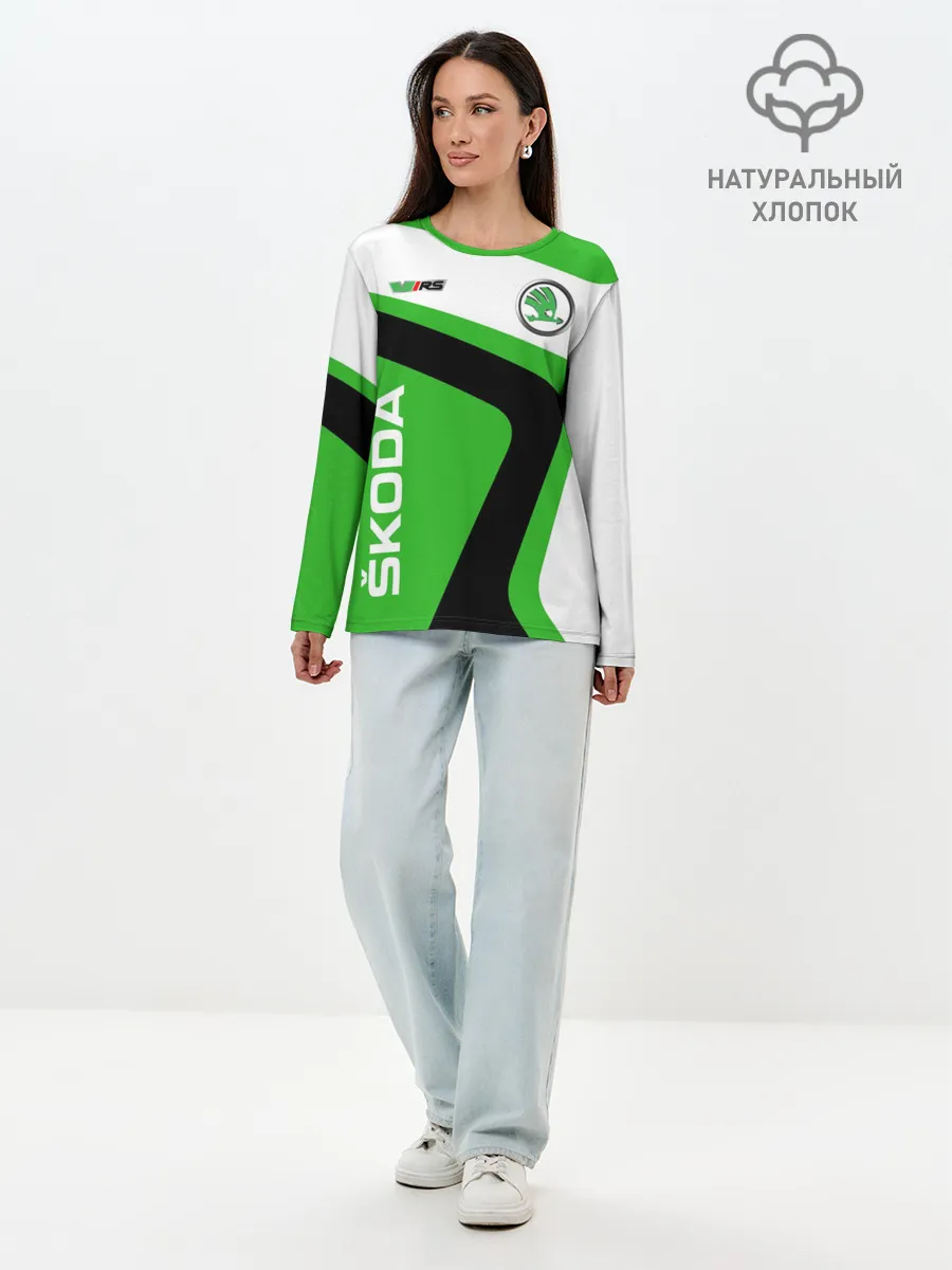 Лонгслив женский. Хлопок / Skoda