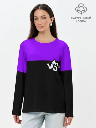 Лонгслив женский. Хлопок / ИЗИ | EASY