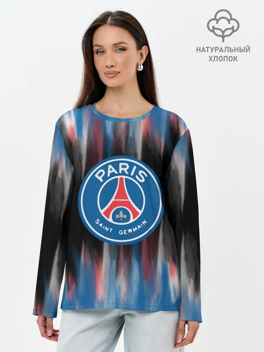 Лонгслив женский. Хлопок / PSG.