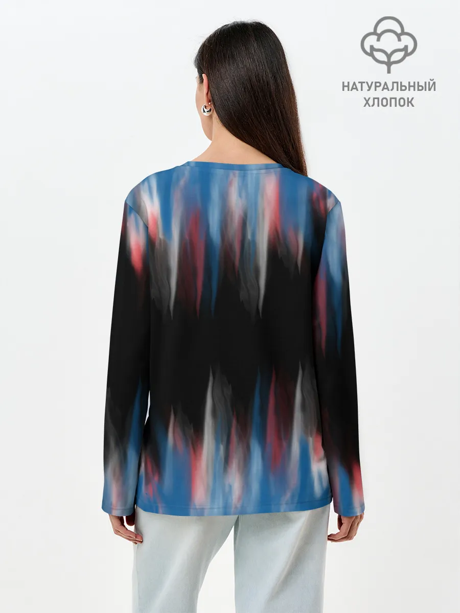 Лонгслив женский. Хлопок / PSG.