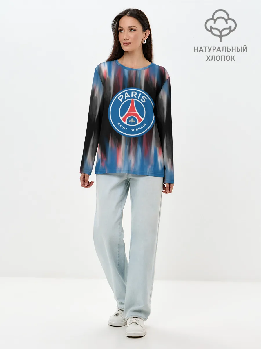 Лонгслив женский. Хлопок / PSG.