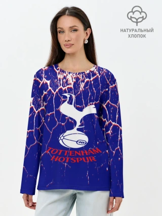 Лонгслив женский. Хлопок / tottenham.