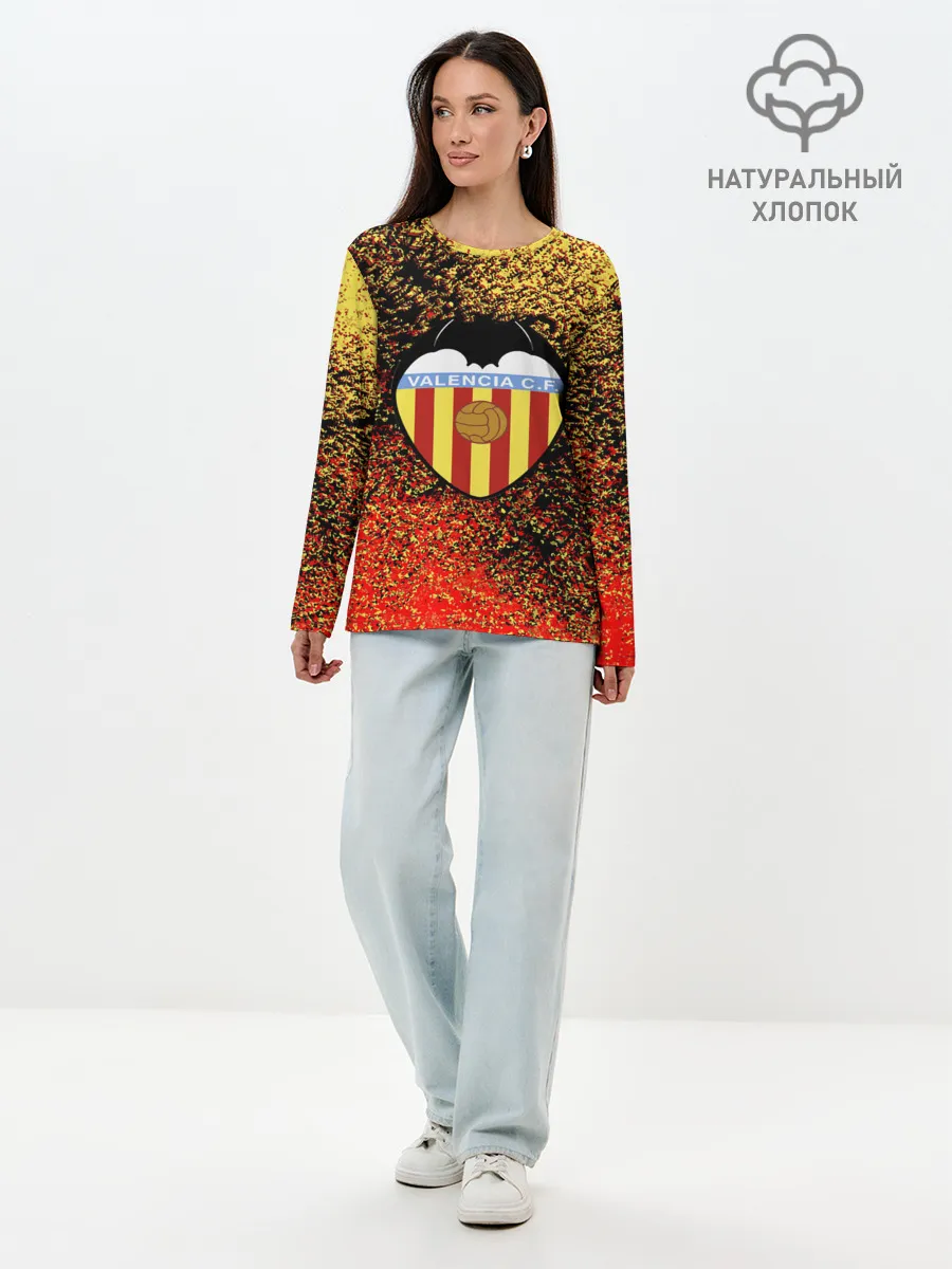 Лонгслив женский. Хлопок / Valencia