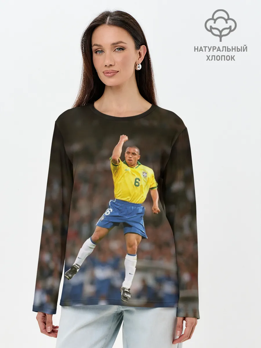 Лонгслив женский. Хлопок / Роберто Карлос