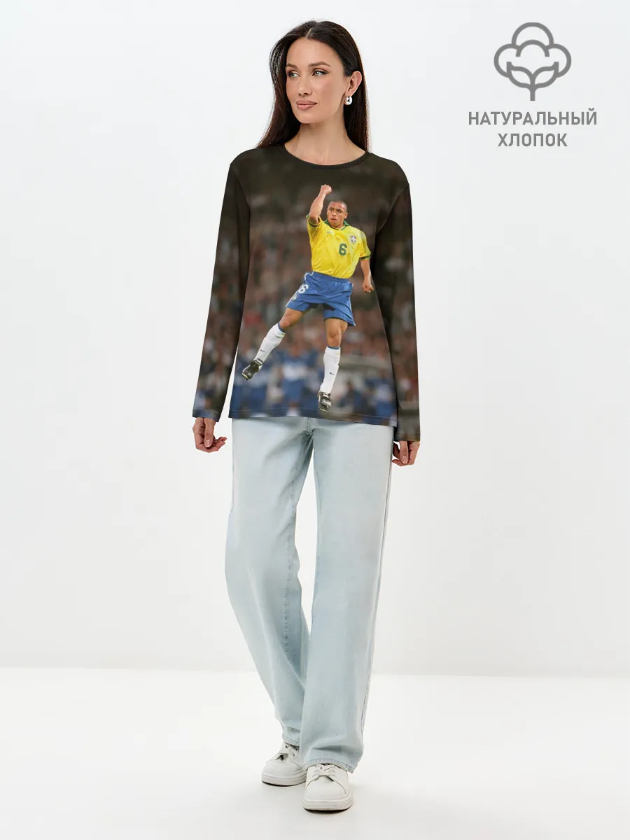 Лонгслив женский. Хлопок / Роберто Карлос