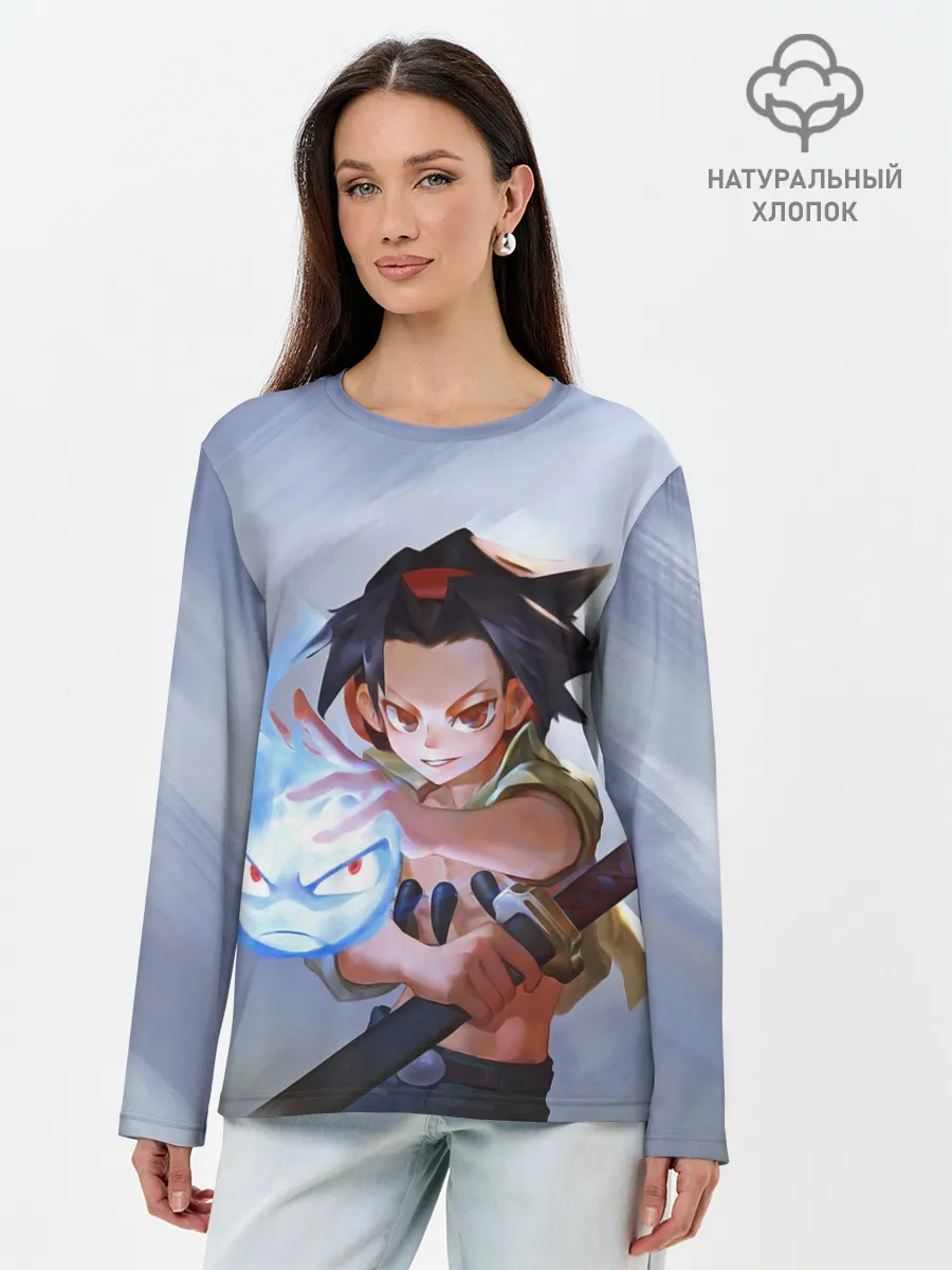 Лонгслив женский. Хлопок / Asakura Yo