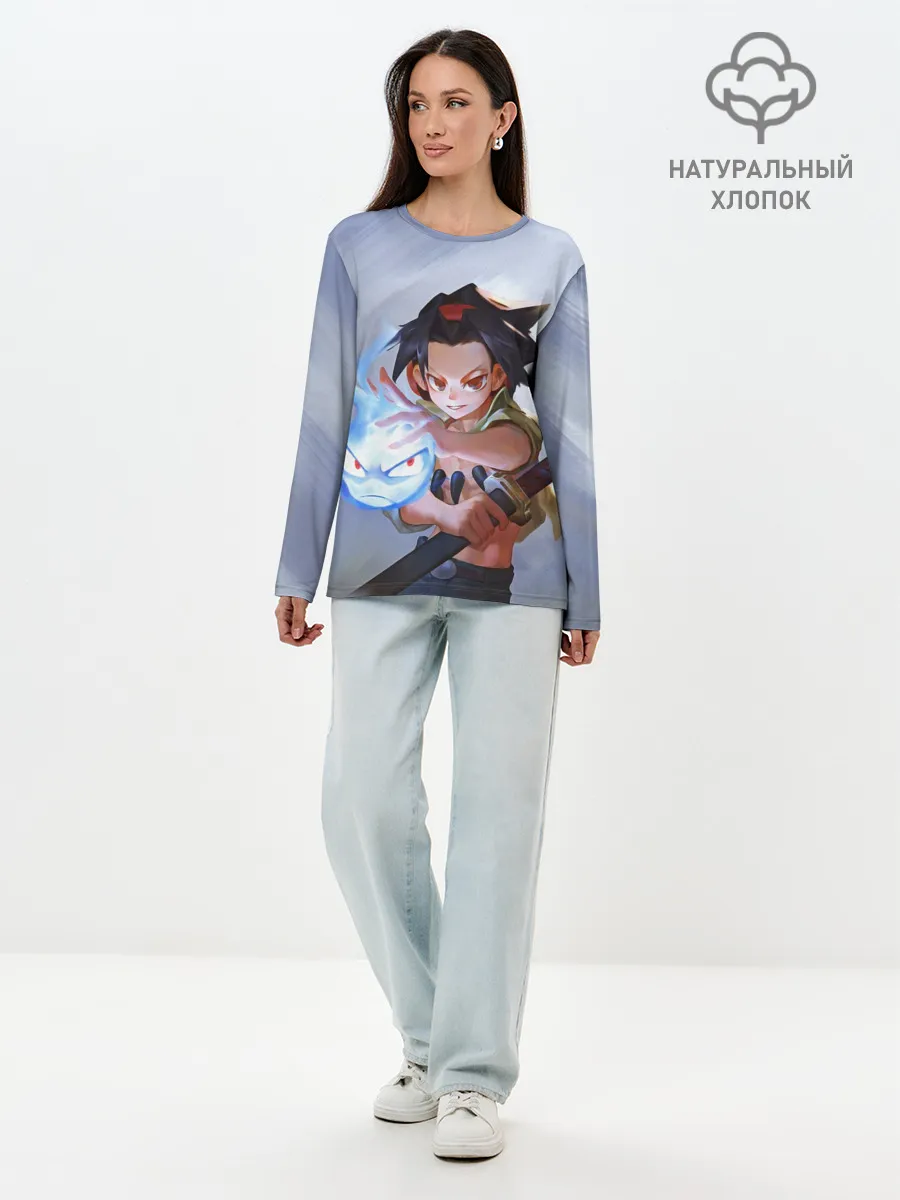 Лонгслив женский. Хлопок / Asakura Yo