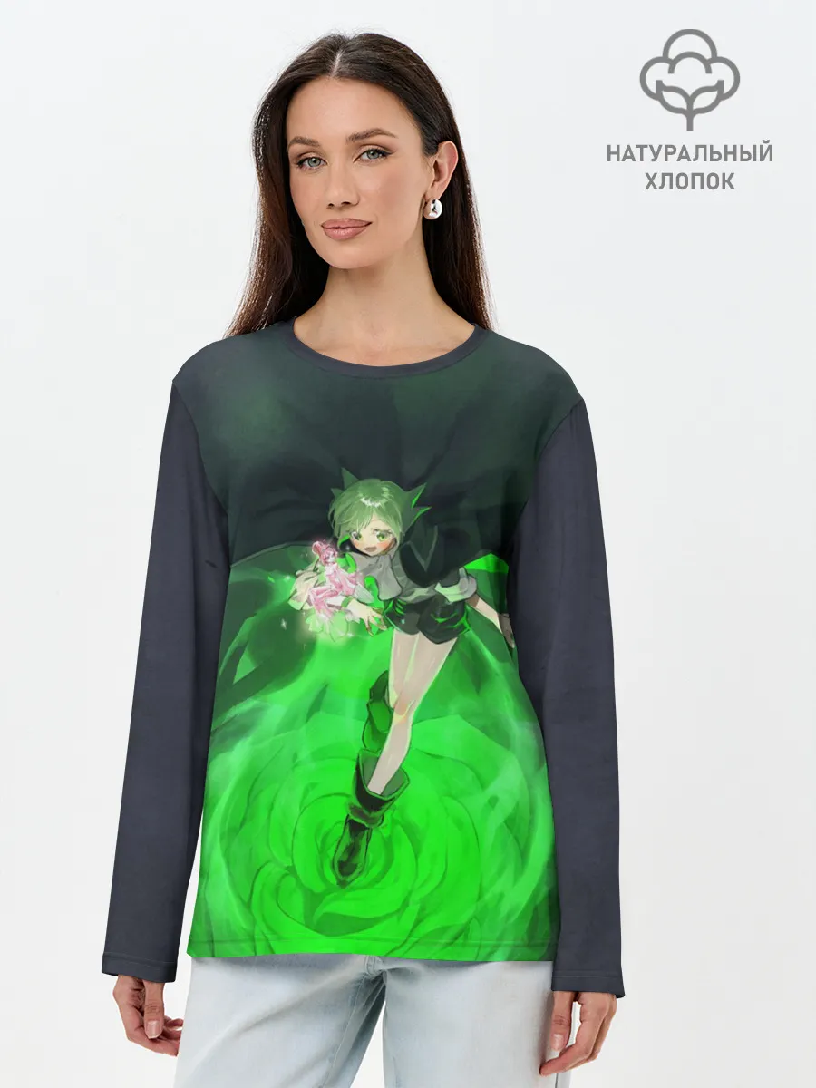 Лонгслив женский. Хлопок / Lyserg