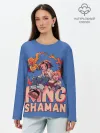 Лонгслив женский. Хлопок / King Shaman