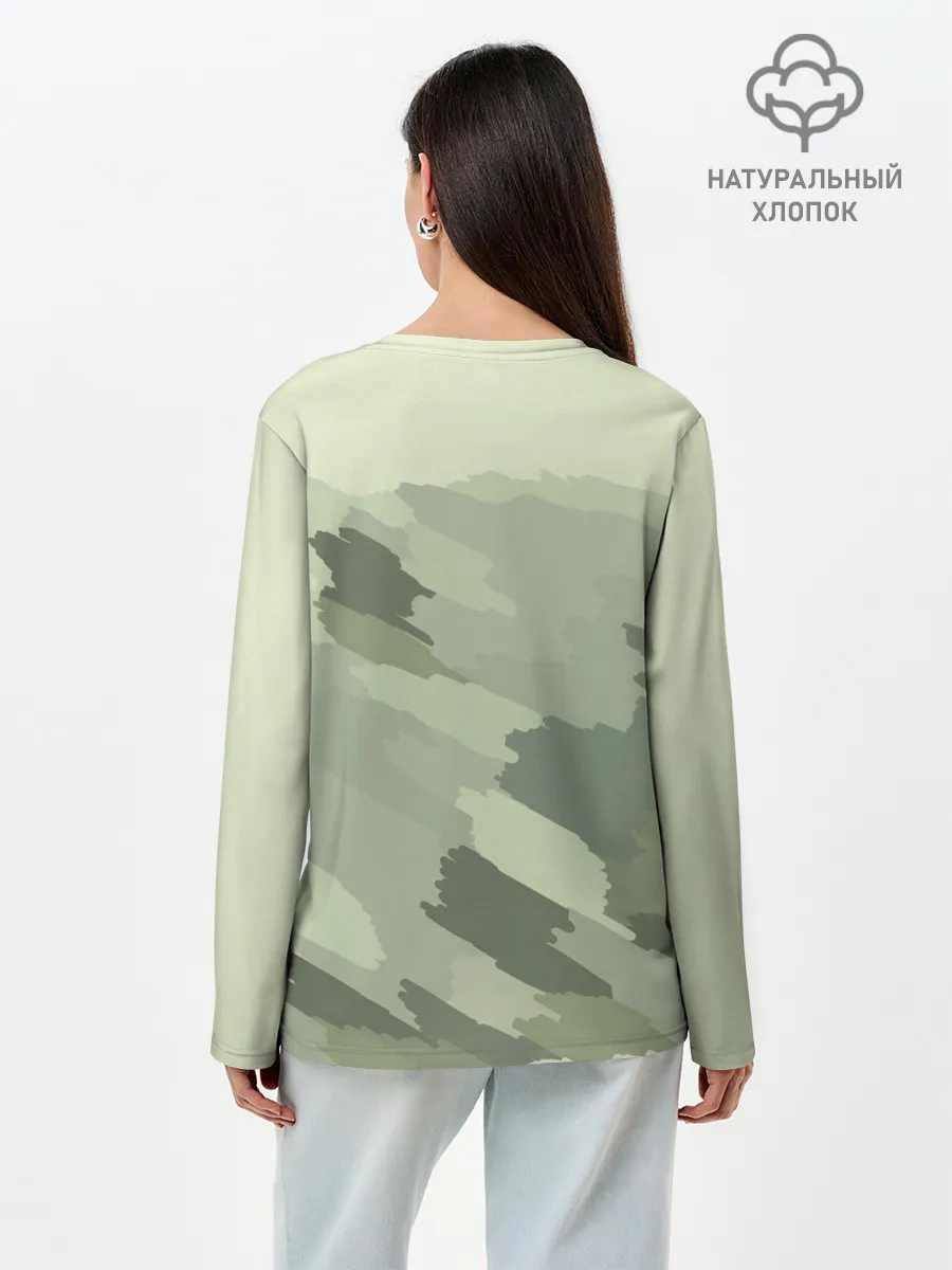 Лонгслив женский. Хлопок / Размышления о футболе Моуринью