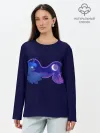 Лонгслив женский. Хлопок / Принцесса Луна