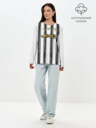 Лонгслив женский. Хлопок / Футбольная форма Роналдо 20/21