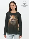 Лонгслив женский. Хлопок / Хитрый Лис