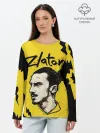 Лонгслив женский. Хлопок / ЗЛАТАН ИБРАГИМОВИЧ / ZLATAN