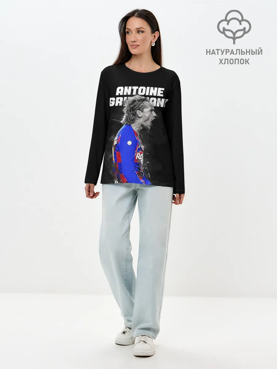 Лонгслив женский. Хлопок / ANTOINE GRIEZMANN / ГРИЗМАНН