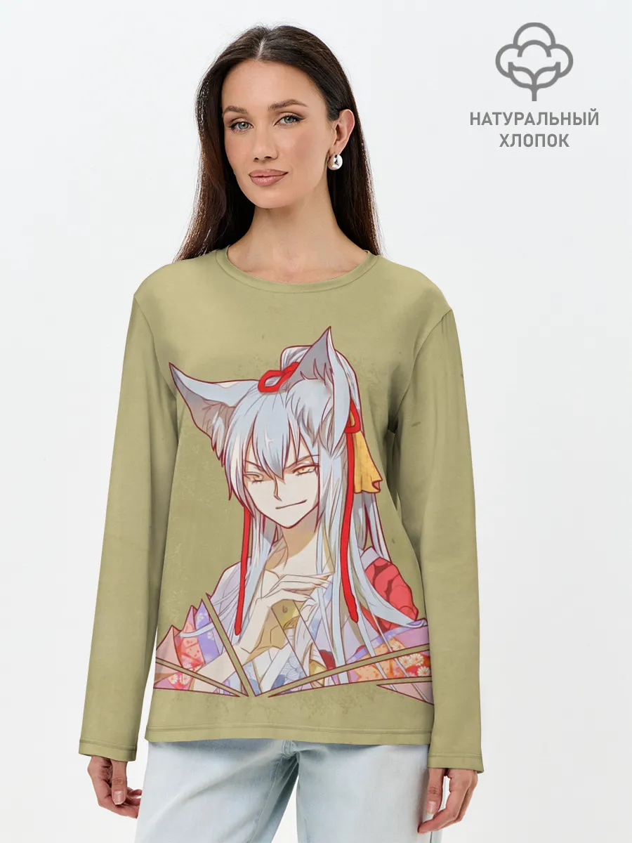 Лонгслив женский. Хлопок / Tomoe