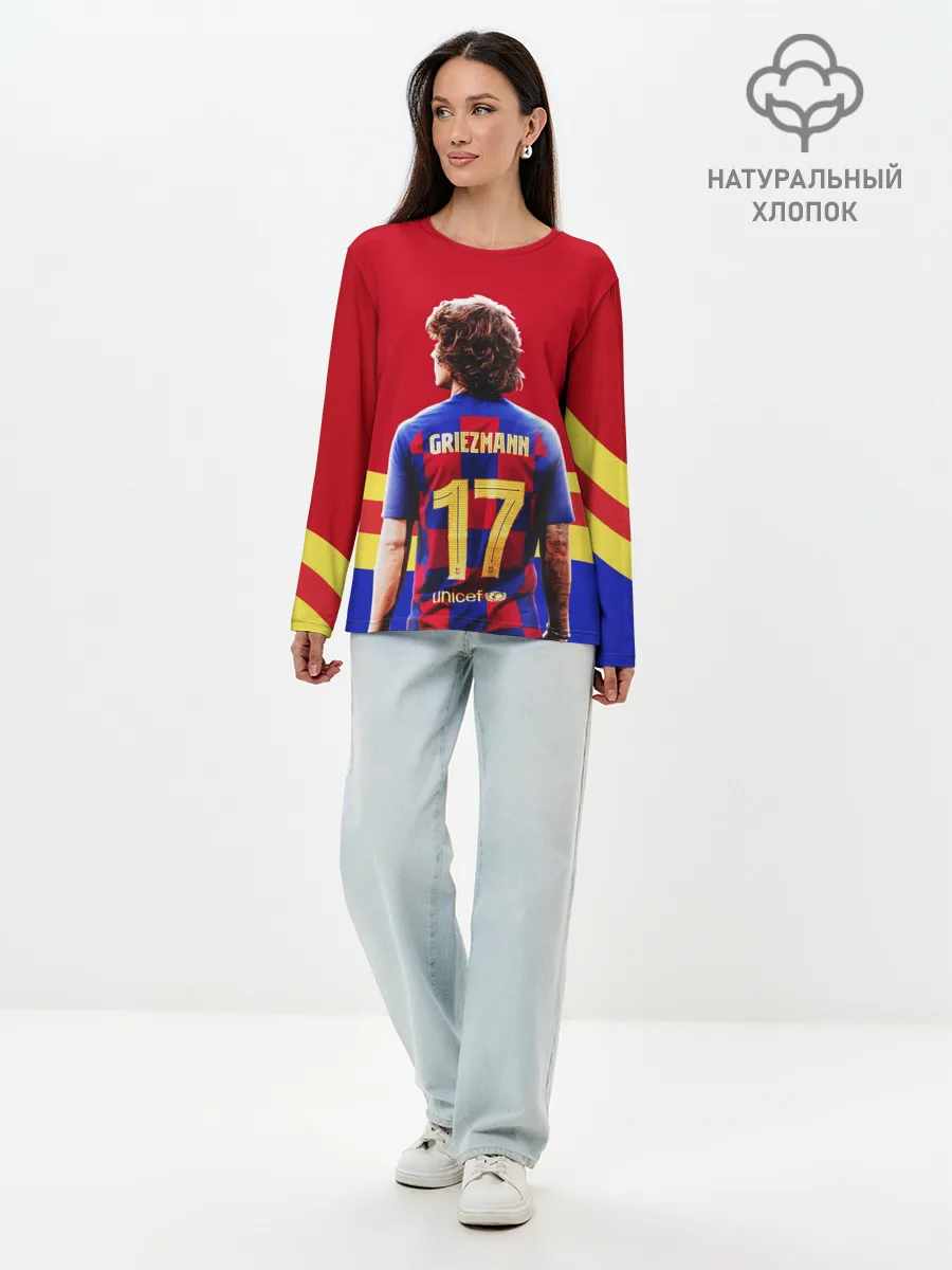 Лонгслив женский. Хлопок / АНТУАН ГРИЗМАНН / БАРСЕЛОНА