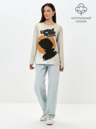 Лонгслив женский. Хлопок / Cowboy Bebop, Спайк Шпигель