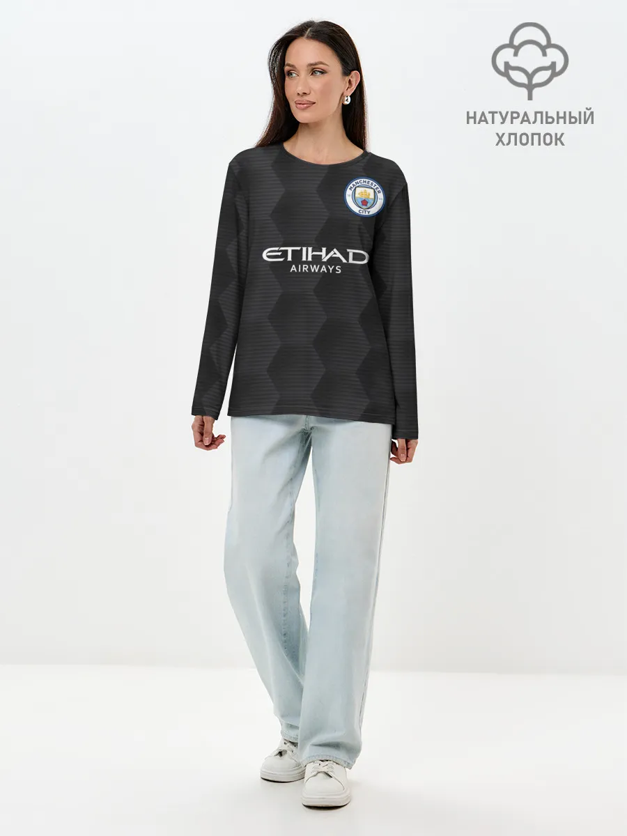 Лонгслив женский. Хлопок / Manchester City | Home Goalkeeper
