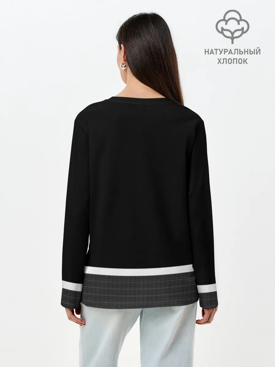 Лонгслив женский. Хлопок / Работяги