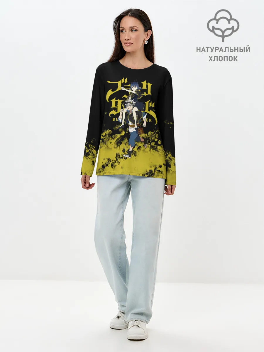 Лонгслив женский. Хлопок / Аста и Секре Сваллотейл