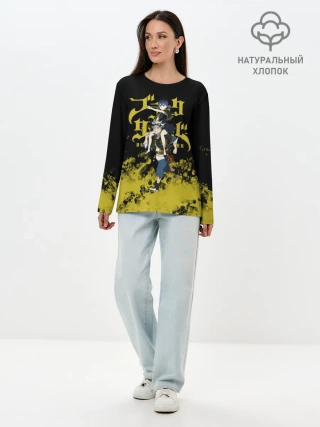 Лонгслив женский. Хлопок / Аста и Секре Сваллотейл