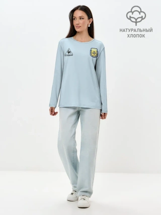 Лонгслив женский. Хлопок / Диего Марадона