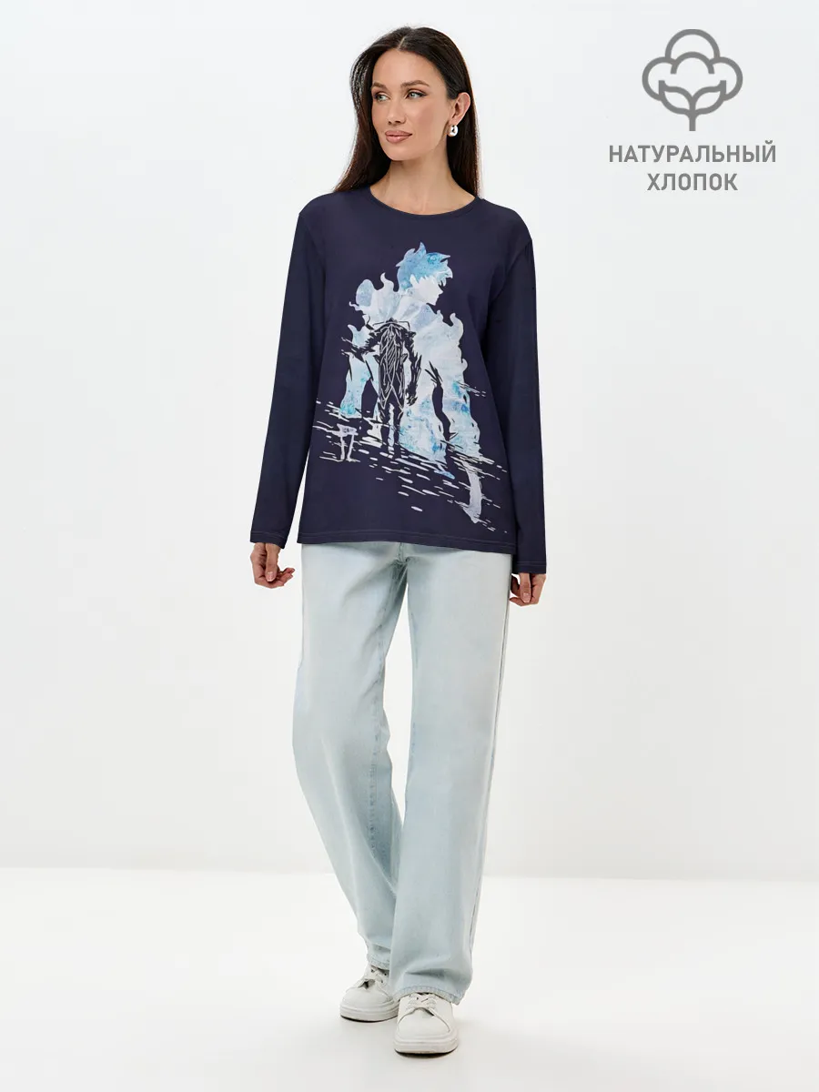 Лонгслив женский. Хлопок / Сон Джин-Ву