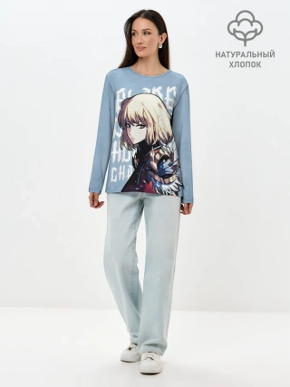 Лонгслив женский. Хлопок / Blade Dancer