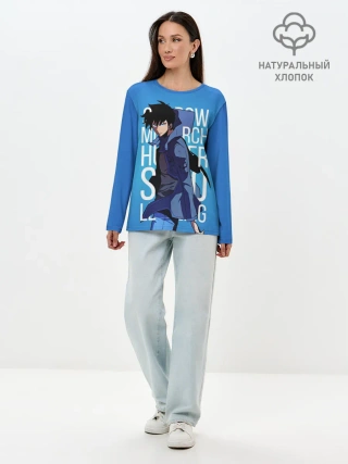 Лонгслив женский. Хлопок / Shadow Monarch