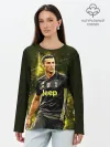Лонгслив женский. Хлопок / Cristiano Ronaldo
