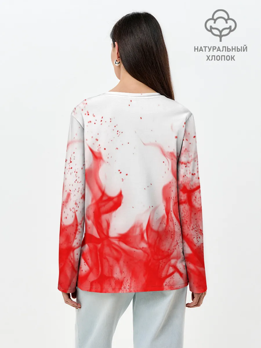 Лонгслив женский. Хлопок / ЗЛАТАН ИБРАГИМОВИЧ / МИЛАН