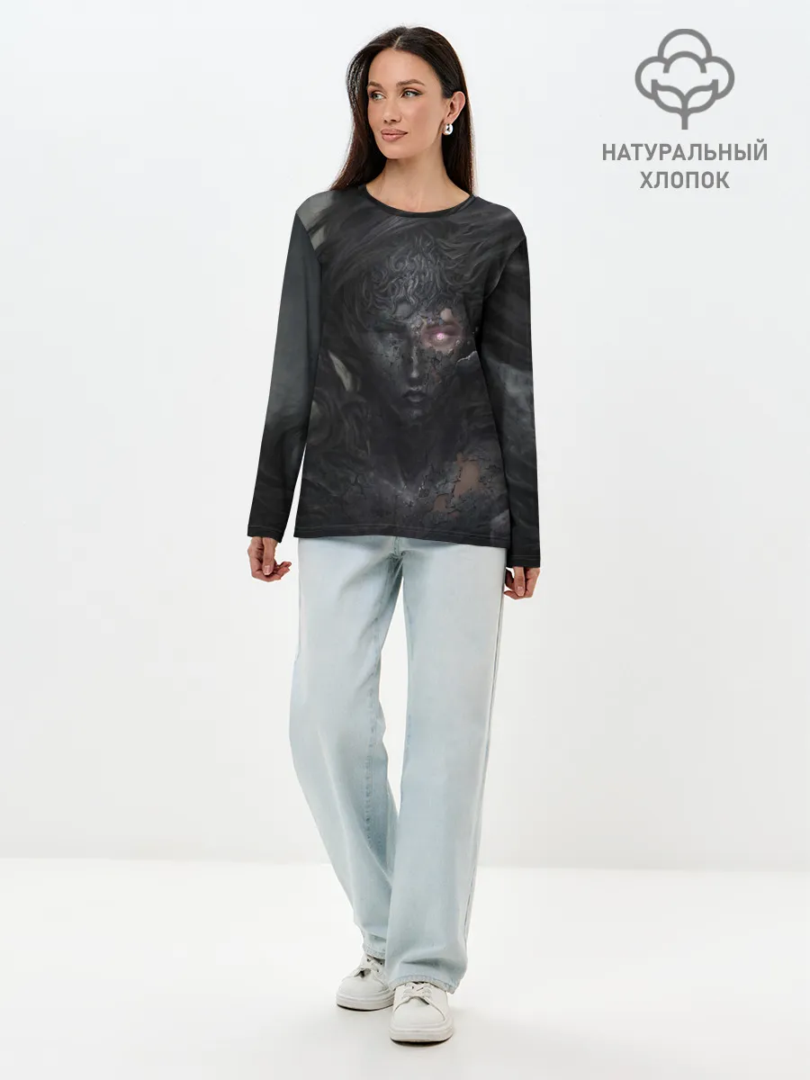 Лонгслив женский. Хлопок / Возрождение