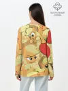 Лонгслив женский. Хлопок / Applejack pattern