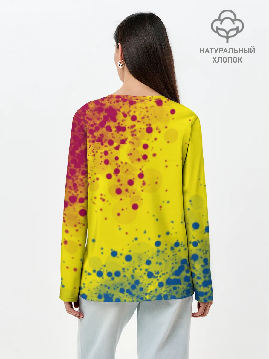 Лонгслив женский. Хлопок / Barcelona