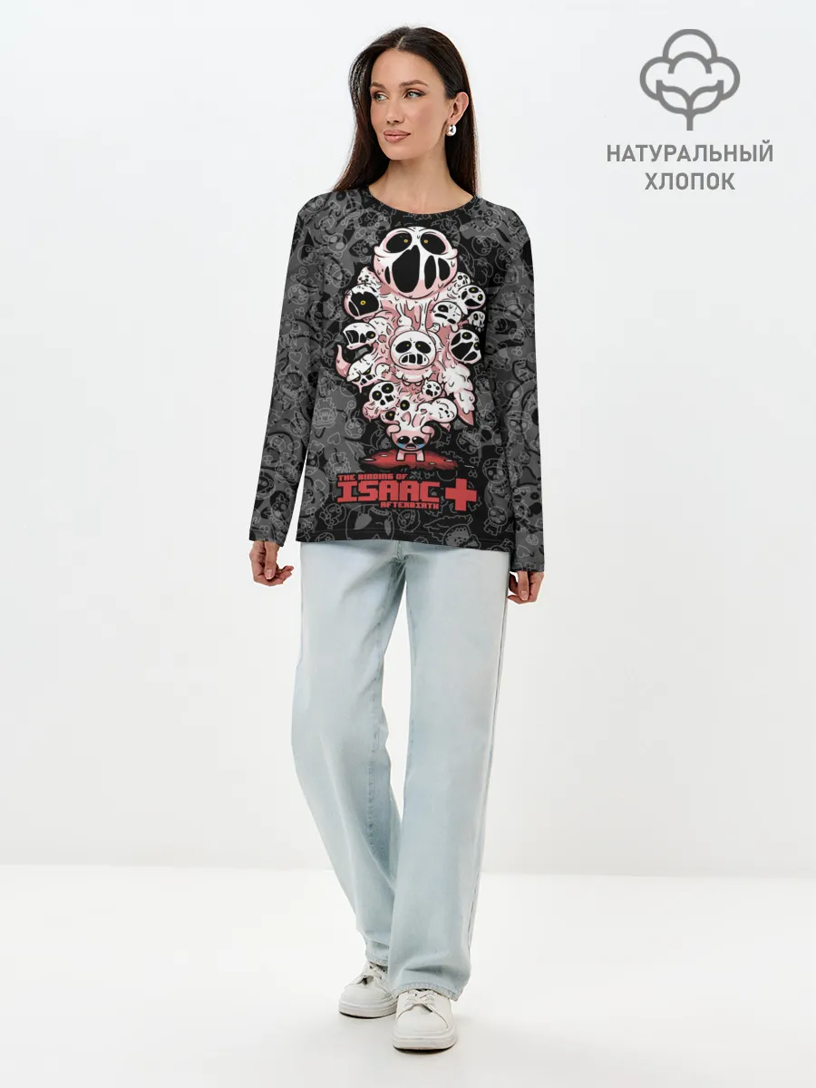 Лонгслив женский. Хлопок / The Binding of Isaac