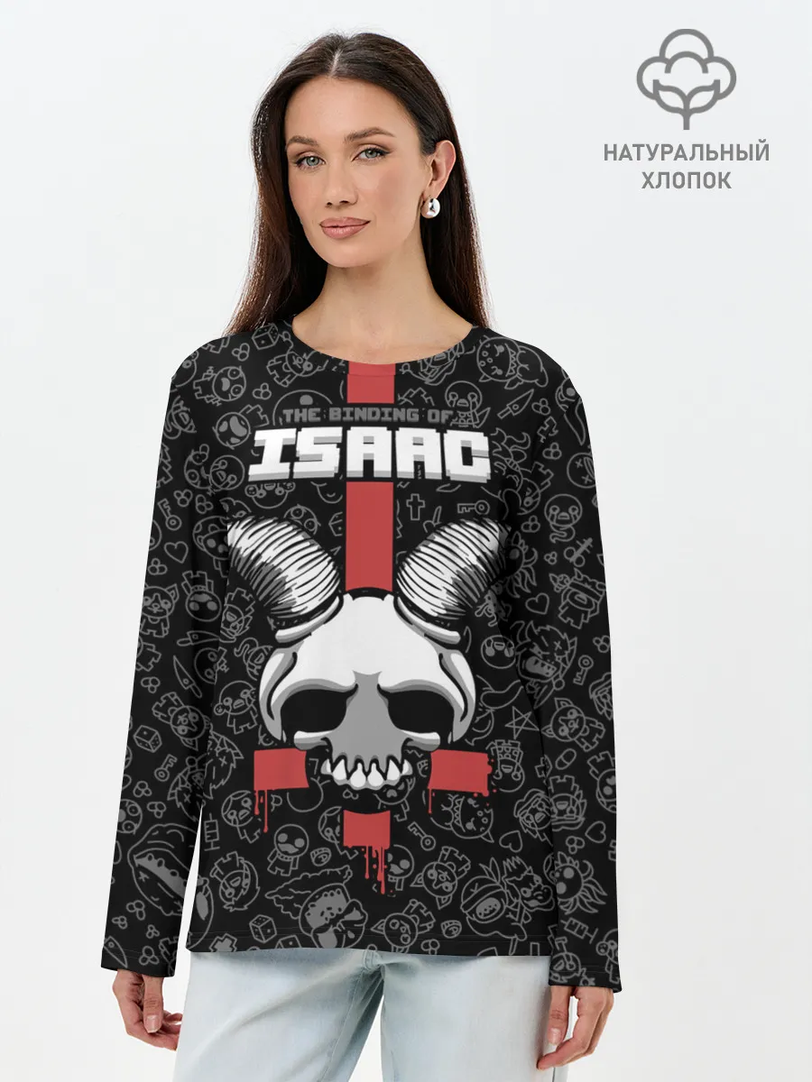 Лонгслив женский. Хлопок / The Binding of Isaac