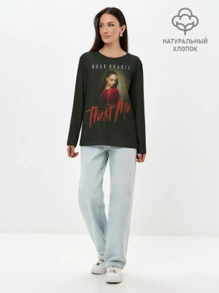 Лонгслив женский. Хлопок / Bhad Bhabie Trust me