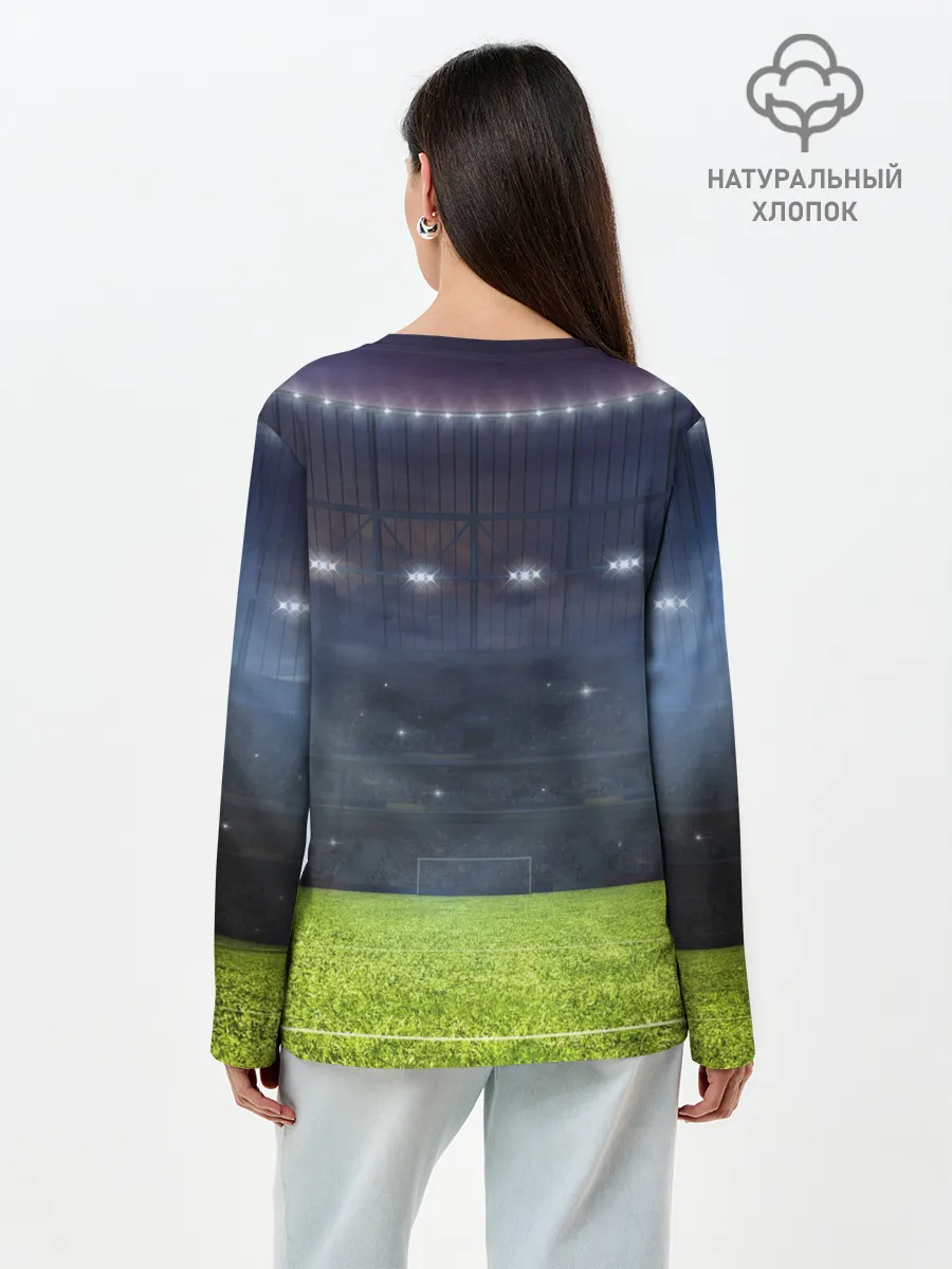 Лонгслив женский. Хлопок / КИЛИАН МБАППЕ / KYLIAN MBAPPE