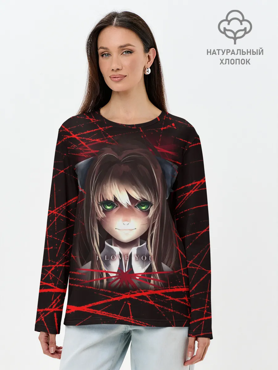 Лонгслив женский. Хлопок / Literature Club Моника