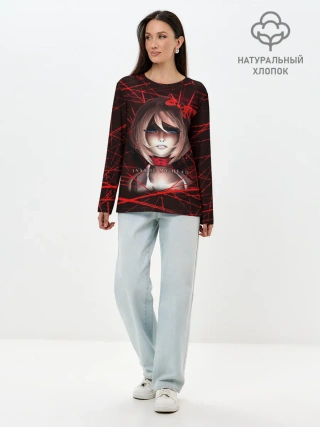 Лонгслив женский. Хлопок / Literature Club Саёри